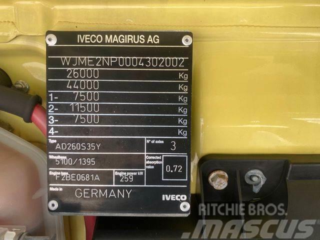 Iveco STRALIS 350 with sides 6x2, crane,EURO 3 vin 002 Lastbil med lad/Flatbed