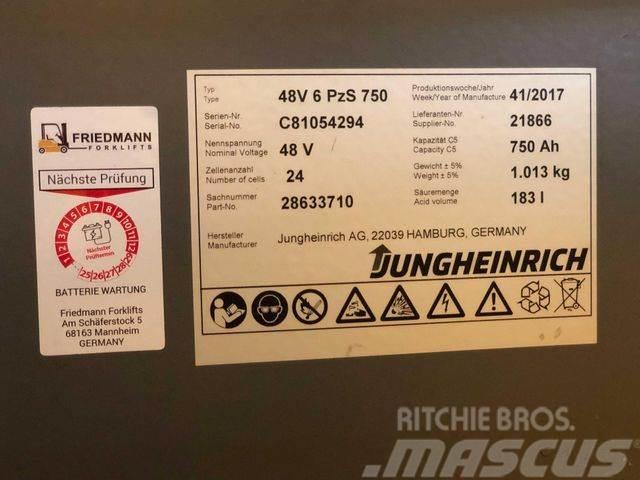 Jungheinrich EFG216 - 4400 MM HUBHÖHE -BATTERIE 82% -TRIPLEX Gaffeltrucks - andre