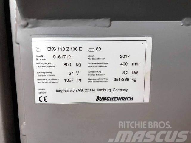 Jungheinrich EKS 110 - BJ. 2017 - NUR 1081 STD. -BATTERIE 86% Andre