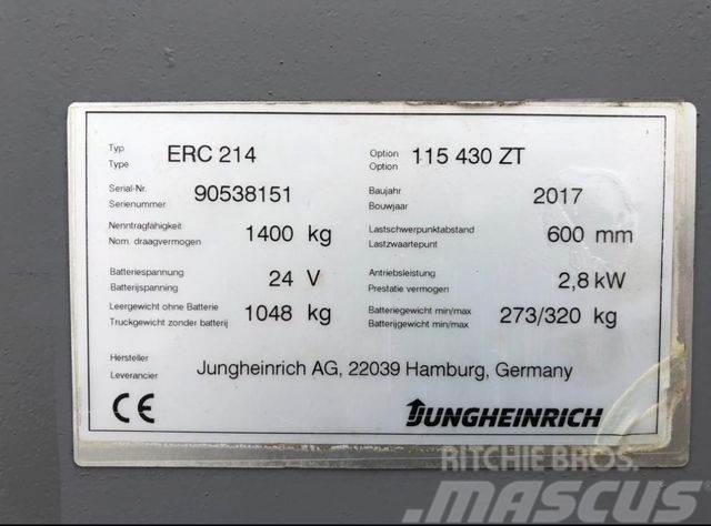 Jungheinrich ERC 214 - 4300MM HUB - 1400KG - NEUWERTIG Plukketruck, høj