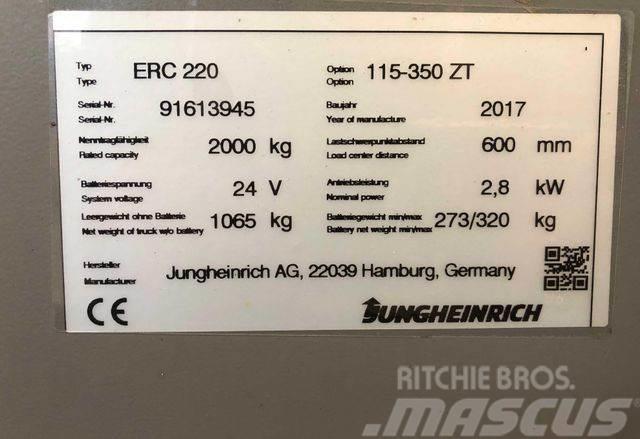 Jungheinrich ERC 220 - 3500MM HUB - 2000KG - 2357STD. Plukketruck, høj