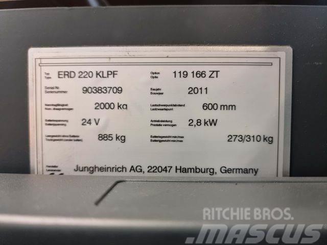 Jungheinrich ERD 220 - 1660MM HUB - 2000KG - INITIAL Plukketruck, høj