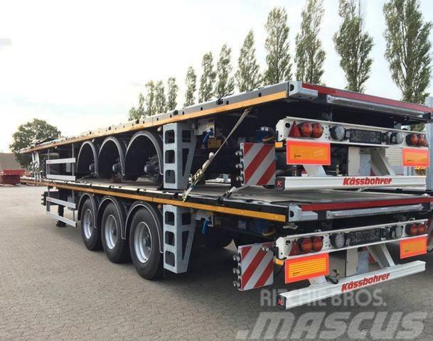Kässbohrer Plateau 13.600 mm neu Semi-trailer blokvogn