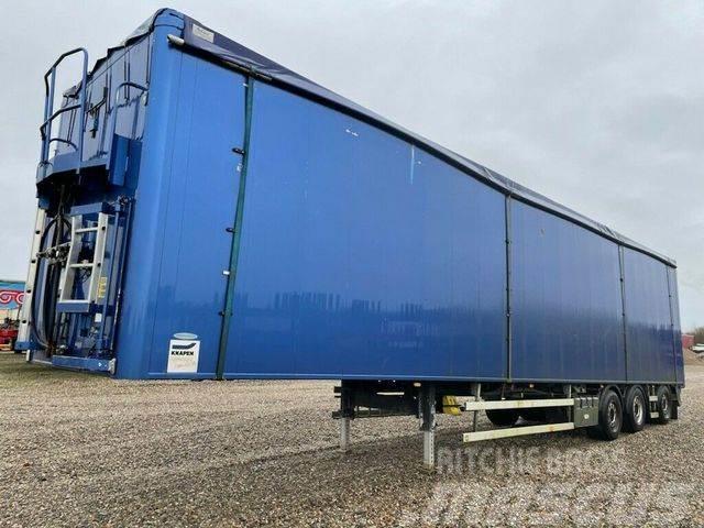 Knapen 95 cbm schubboden Semi-trailer med fast kasse