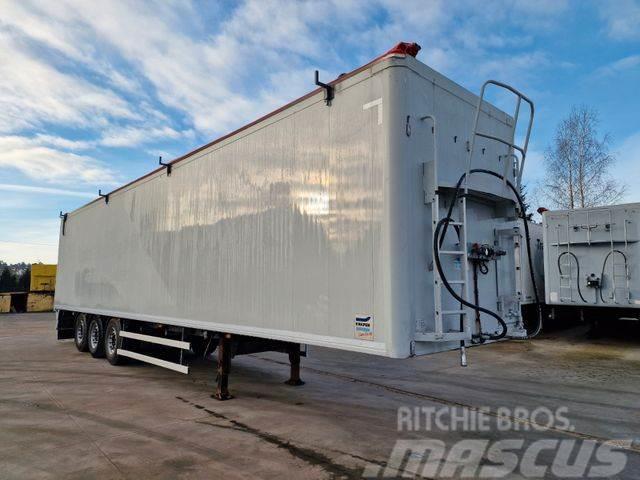 Knapen Walkingfloor 92m3 2013 year Floor 10 mm Semi-trailer med fast kasse