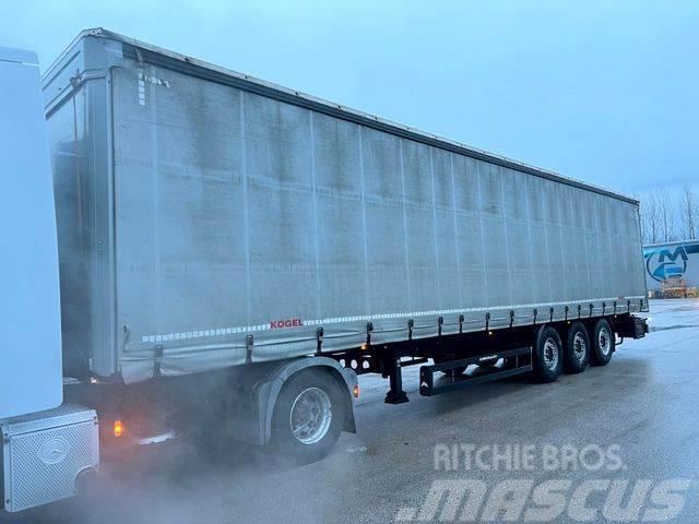 Kögel 3 Achs Liftachse 6600Kg Semi-trailer med Gardinsider