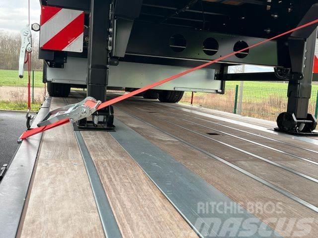 Kögel Baustoffauflieger, Standort: FR/Corcelles Semi-trailer med lad/flatbed