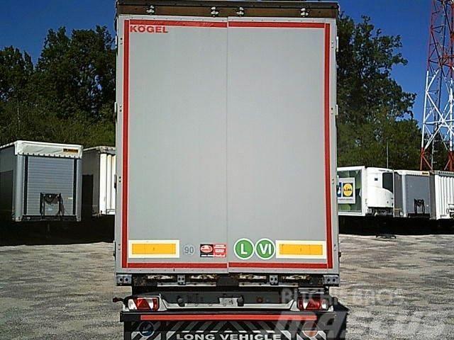 Kögel SNCO 24 MEGA Hubdach + LIFT Achse Semi-trailer med Gardinsider
