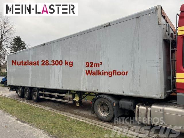 Kraker CF 300 92 m³ Liftachse TÜV 4-24 NL 28,3 t Semi-trailer med fast kasse