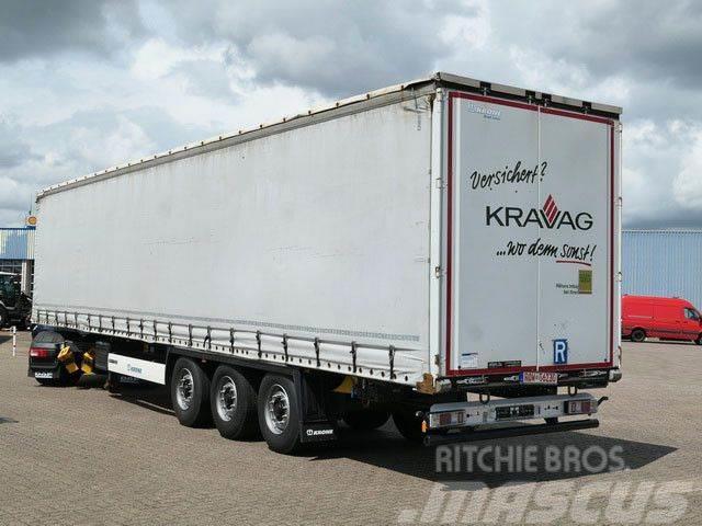 Krone SD, Edscha, BPW-Achsen, Schiebeplane, Luftfed. Semi-trailer med Gardinsider