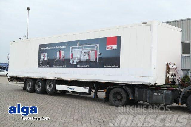 Krone SD, Schlüssellochblech, Luft-Lift, SAF-Achsen Semi-trailer med fast kasse