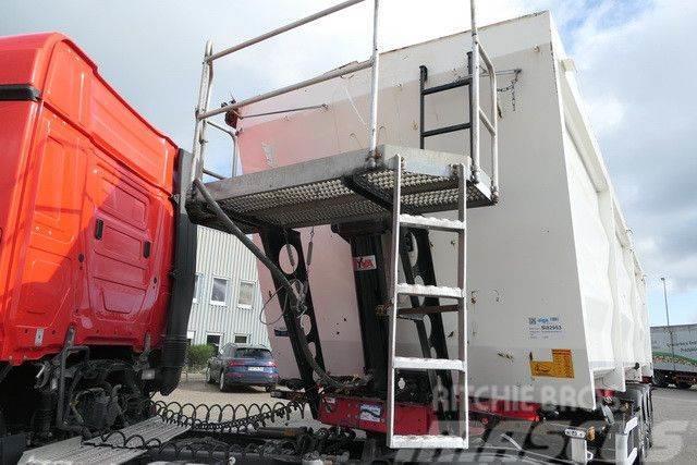 Langendorf NW 3, Stahl, 55m³, Alu-Felgen, SAF, Luft-Lift Semi-trailer med tip
