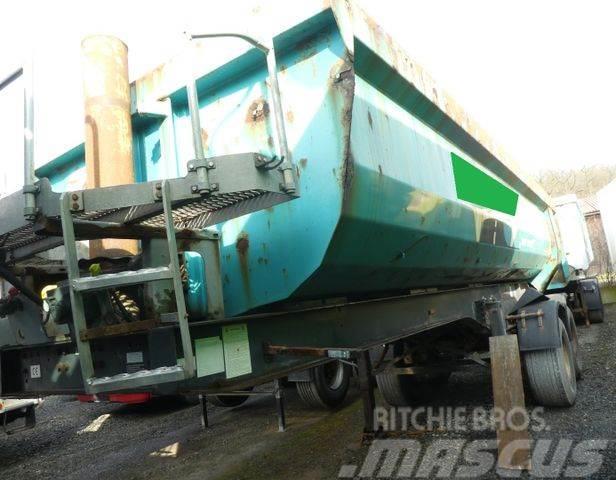 Langendorf SKS-HS 18/27 Stahlrundmulde Semi-trailer med tip