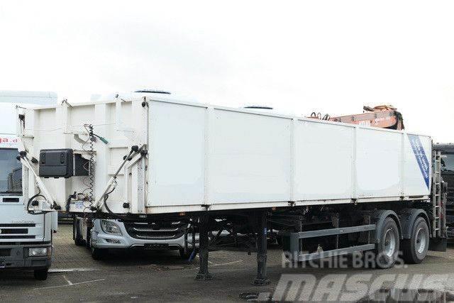 Langendorf SSH 20/25, Kalksandstein, Kran Atlas AK330.2V Semi-trailer med lad/flatbed