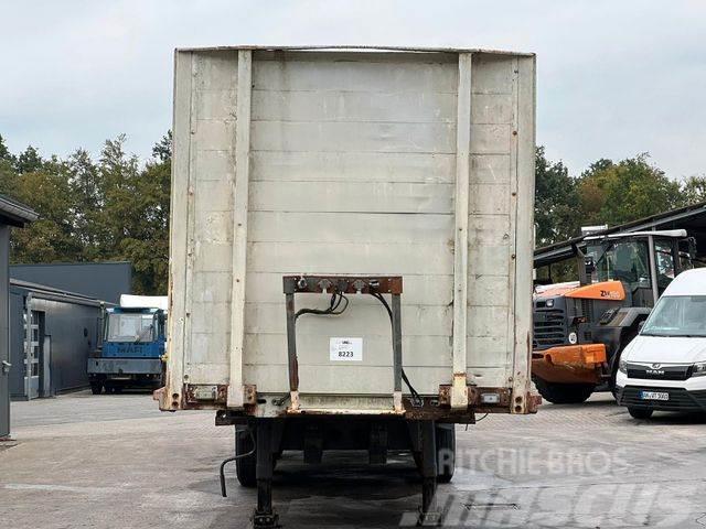 Lecitrailer 3 E-20 Plateau mit Lenkachse &amp; Stapleraufnahme Semi-trailer blokvogn