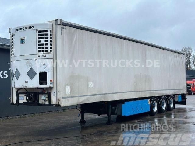 Lecitrailer Carfrime Thermoplane,Liftachse.ThermoKing Semi-trailer med Kølefunktion