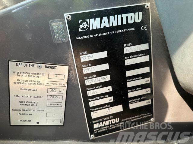 Manitou MRT 2540 P manipulator vin 065 Bomlifte med knækarm