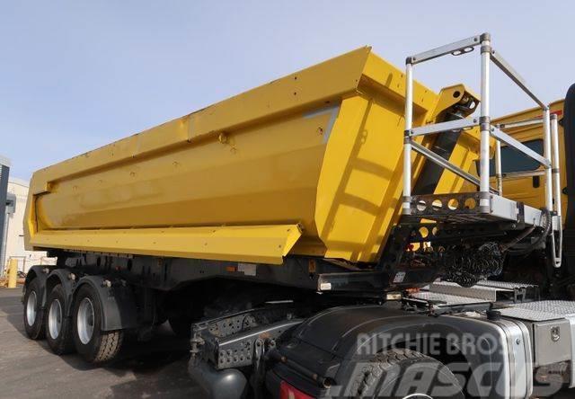 Meiller MHPS 43.3 Stahlrundmulde Semi-trailer med tip