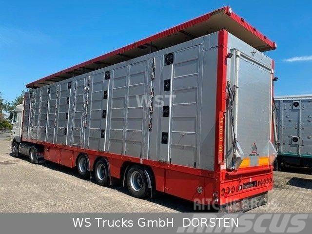  Menke-Janzen 4 Stock Vollalu Typ 2 Lenkachse Semi-trailer til Dyretransport