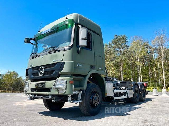 Mercedes-Benz ACTROS 3344 6x6 Chassis Twist Lock BDF LIKE NEW! Chassis