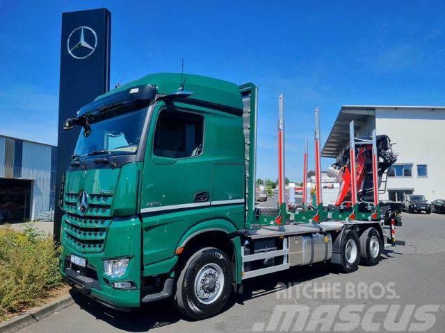 Mercedes-Benz Arocs 2751 L 6x2 (6x4) HAD + Kran: Epsilon M12Z Tømmertransport