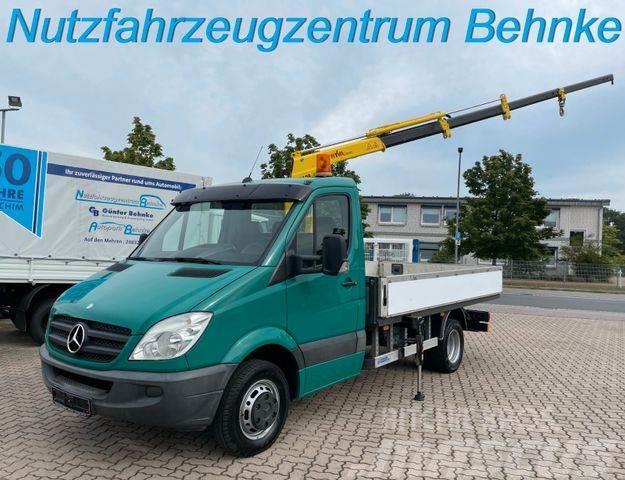 Mercedes-Benz Sprinter 519 CDI Pritsche / Hyva Kran 4,2m=600kg Lastbil med kran