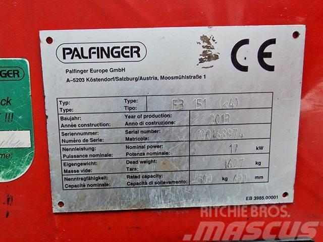 Palfinger F3 151 (k4) / Mitnahmestapler Gaffeltrucks - andre