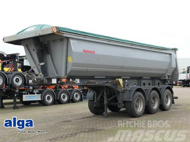 Reisch RHKS-3-SR07, Stahl, 26m³, Cramaro-Verdeck, SAF Semi-trailer med tip