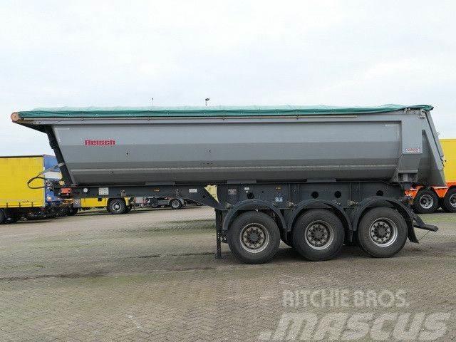 Reisch RHKS-3-SR07, Stahl, 26m³, Cramaro-Verdeck, SAF Semi-trailer med tip
