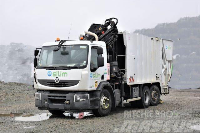 Renault Premium 320DXI*Müllwagen + HIAB 166E-3HIDUO/FUNK Lastbil med kran