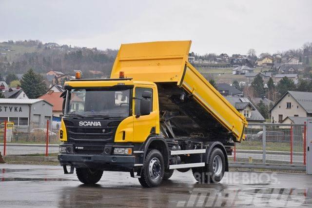 Scania P 410 Kipper 4,20m + BORDMATIC / TOPZUSTAND Lastbiler med tip