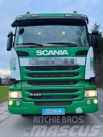 Scania R 440 LB6x2*4HNB Hiab 166 Funkfernsteuerung Lastbil med kran
