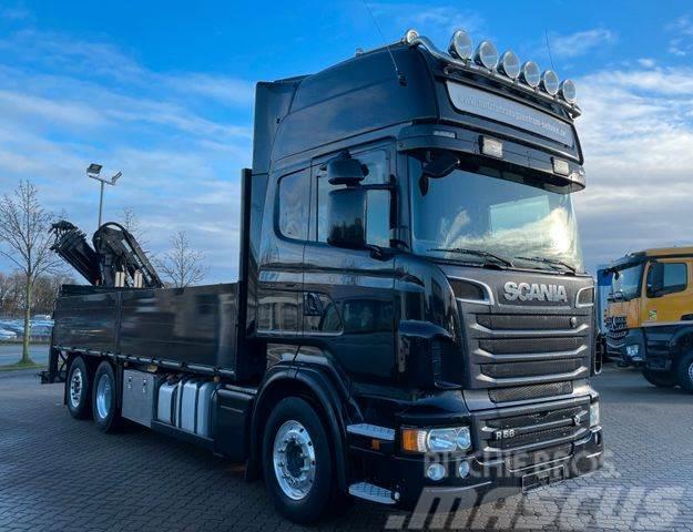 Scania R560 BL 6x2 / Highline/ Atlas 165.2E/ Funk/ E5 Lastbil med lad/Flatbed