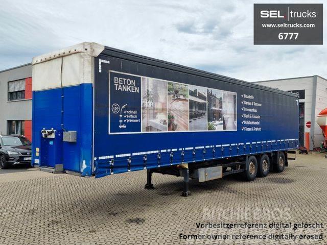 Schmitz Cargobull EDSCHA / Roof Safety Air Bag / Lenk-Liftachse Semi-trailer med Gardinsider