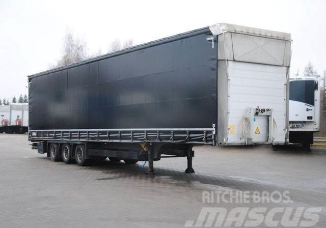 Schmitz Cargobull Mega, lifting axle, new tarpaulin Semi-trailer med Gardinsider