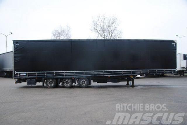 Schmitz Cargobull Mega, lifting axle, new tarpaulin Semi-trailer med Gardinsider