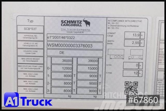 Schmitz Cargobull offen, Plateau,Plattform, verzinkt, Liftachse, P Semi-trailer blokvogn