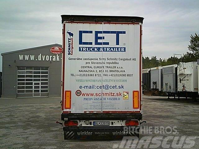 Schmitz Cargobull S02 MEGA Hubdach+LIFT Achse Semi-trailer med Gardinsider