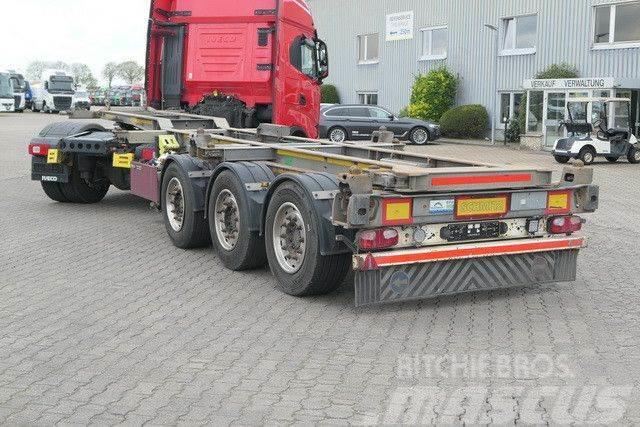 Schmitz Cargobull SCF 24 SLIDER, 2x20/1x30/1x40/1x45 Fuß Container Semi-trailer blokvogn