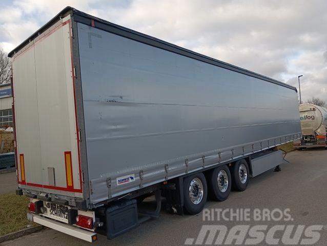 Schmitz Cargobull SCS24-13.62 ALCOA Pal-Kiste Lift Reifen 85-100%! Semi-trailer med Gardinsider