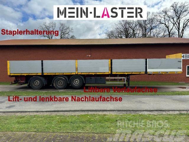 Schröder Pritsche Staplerhalterung Lenkachse Semi-trailer med lad/flatbed