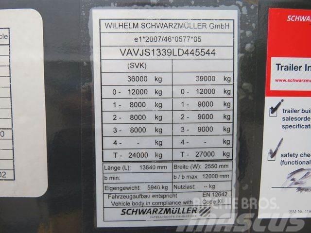 Schwarzmüller S 1*J-Serie*Standart*Lift Achse*XL Code* Semi-trailer med Gardinsider