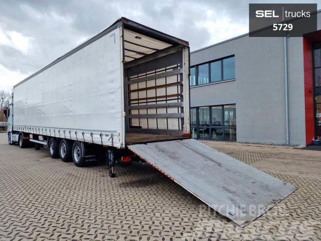 Sommer SP24T / Ladebordwand / Dhollandia 5.000 kg Semi-trailer med Gardinsider