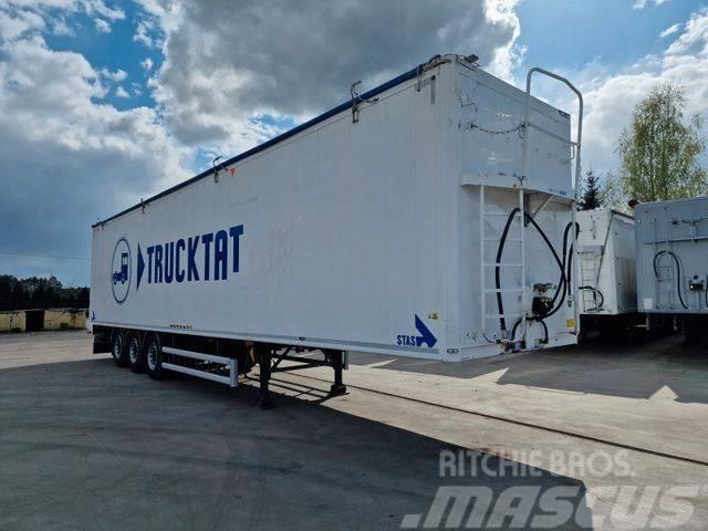 Stas Walkingfloor 92m3 2015 year Semi-trailer med fast kasse