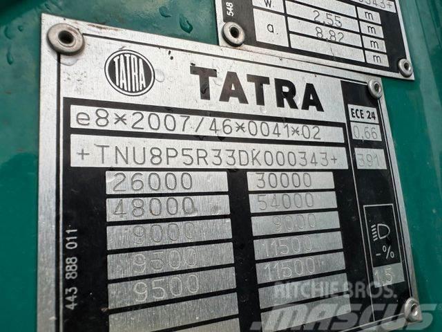Tatra woodtransporter 6x6, crane + R.CH trailer vin343 Kraner til alt terræn
