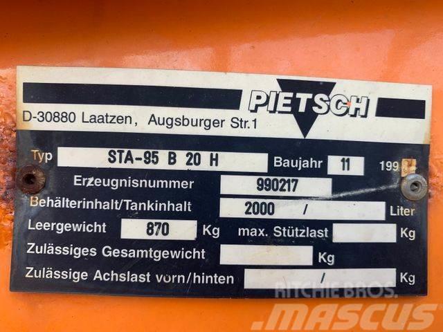 Unimog Pietsch Salzstreuer STA95-B Unimog Bandstreuer Forsvar/Miljø