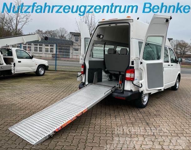 Volkswagen T5 Kombi/ 8 Sitze/ AC/ AMF Rollstuhlrampe Biler