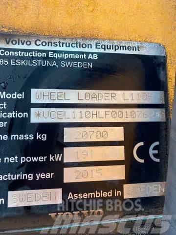 Volvo L110H *BJ. 2015 *15949 H/Klima/*TOP* Læssemaskiner på hjul