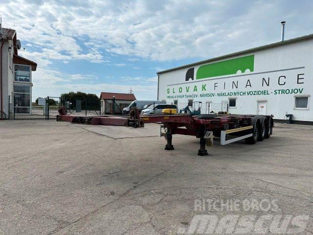 Wielton trailer for containers vin 636 Semi-trailer med chassis
