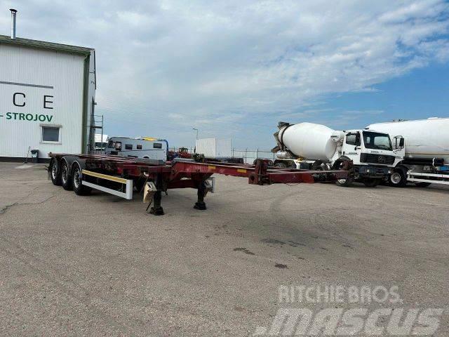 Wielton trailer for containers vin 636 Semi-trailer med chassis